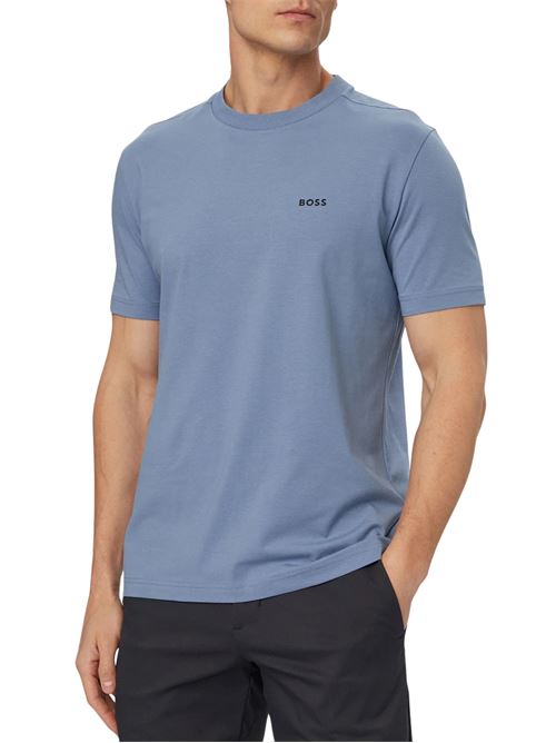 T-shirt stretch con logo Boss Green | 50506373459